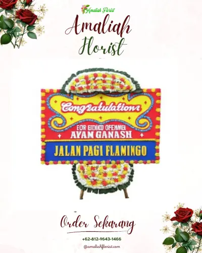 Bunga Papan Congratulation di Merden